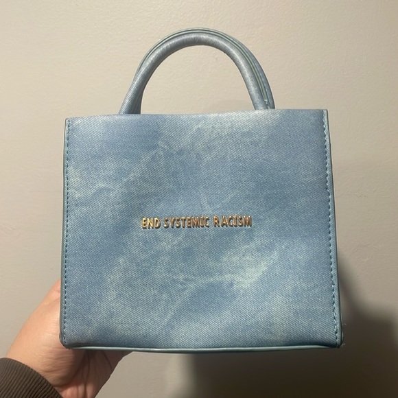 Brandon Blackwood Handbags - Brandon Blackwood ESR Tote - Blue Wax Denim